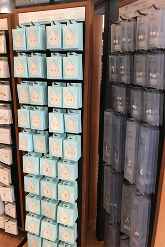 Moana Collection island jewelry display at ABC Stores